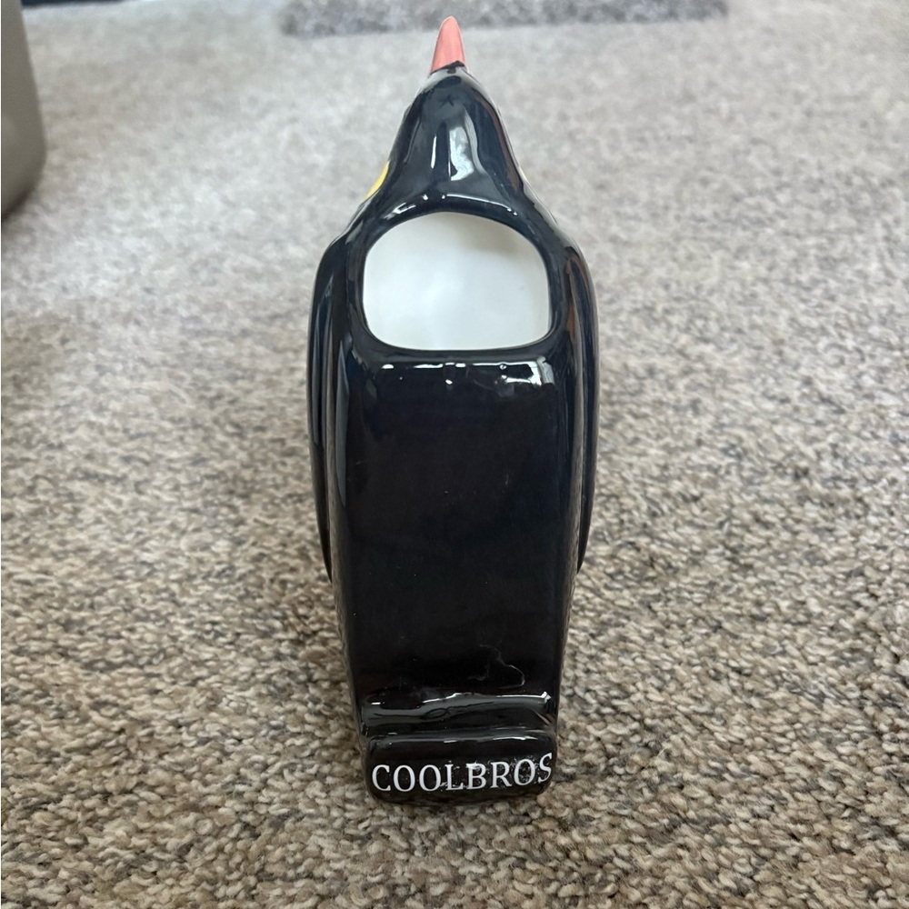Ceramic Penguin Pencil and Phone Holder - Picture 7 of 7
